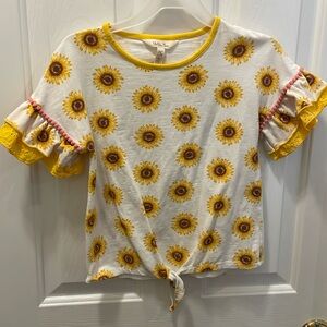 Sunflowers Forever Tee size 8 EUC